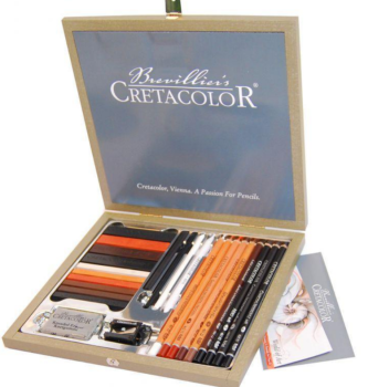 Cretacolor Passion Box - kresebná sada dřevo 25 pcs