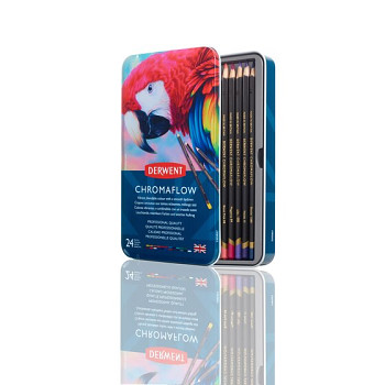 Set coloured pencils Derwent Chromaflow 24 pcs