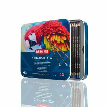 Set coloured pencils Derwent Chromaflow 48 pcs