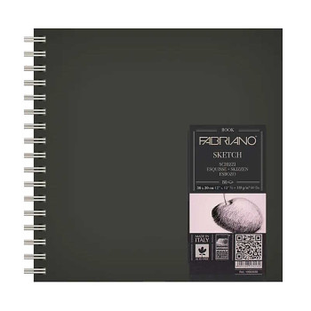 Fabriano Sketch Book viazaná kniha 110g 30x30cm