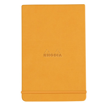 Zápisník Rhodia s pevnými deskami 9x14cm – Orange