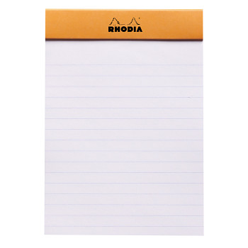Tear-off notebook Rhodia A6 lined, 80 sheets
