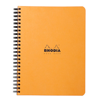 Ring notebook Rhodia 16x21cm dotted - Orange