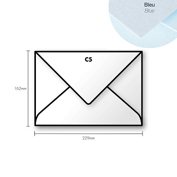 Papírová obálka Pollen C5 162x229mm – Blue