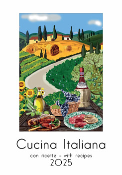 Calendar 2025 large Cucina Italiana