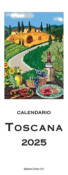 Calendar 2025 long Toscana