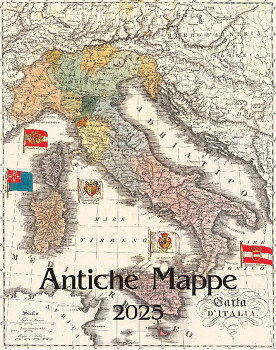 Calendar 2025 small Antiche Mappe